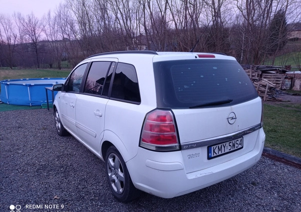 Opel Zafira cena 6000 przebieg: 309000, rok produkcji 2007 z Pogorzela małe 37